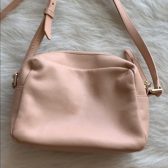 Cole Hann pink pebbled leather mini crossbody bag - Picture 4 of 14